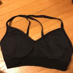Grey/Black Lululemon sports bra